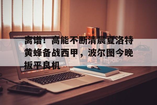 离谱！高能不断清晨夏洛特黄蜂备战西甲，波尔图今晚扳平良机的简单介绍
